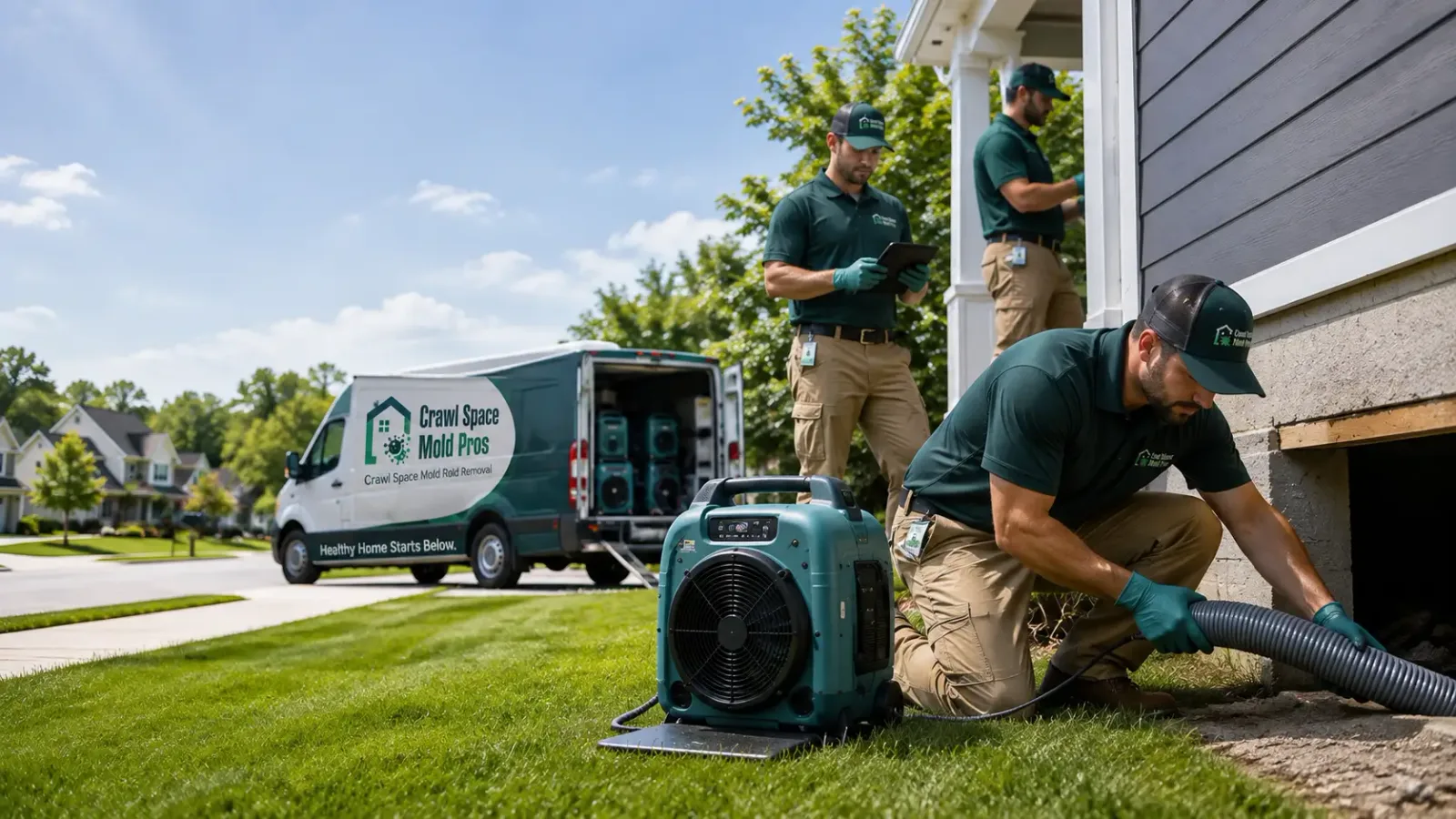 Crawl Space Mold Removal in Monroe Township, NJ